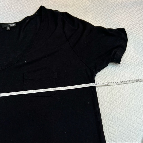 Aritzia Wilfred🖤LIBRE T-Shirt V-Neck Black XS - Picture 10 of 11
